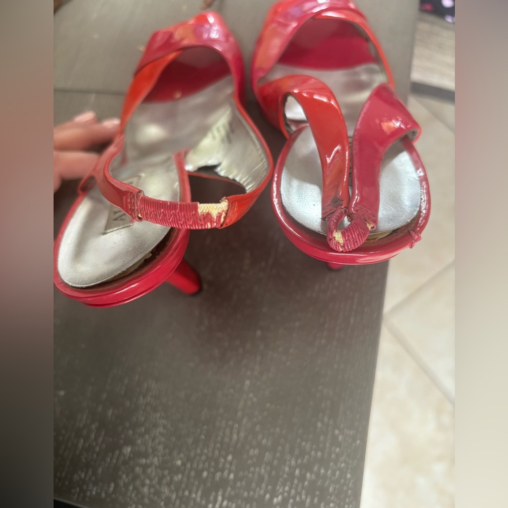 Alfani Red Shoes size 8.5M - Picture 4 of 5